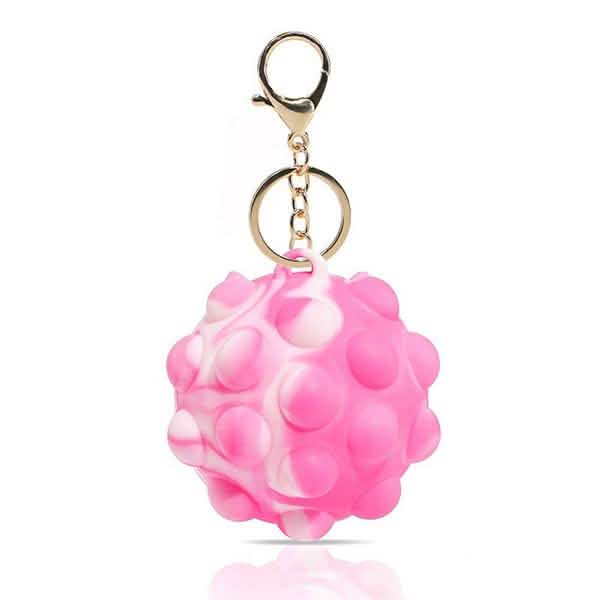 3D Pop Ball Fidget Toy Keychain Stress Reliever For Children and Adults