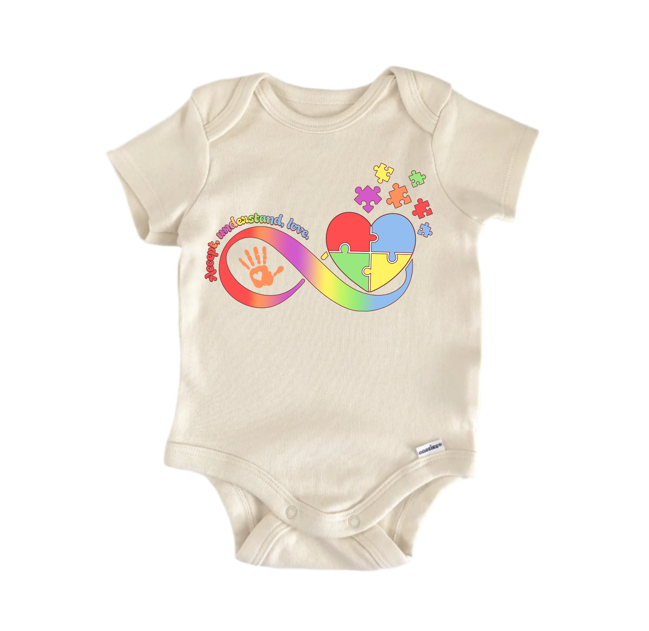 Autism Awareness Newborn Baby Onesie® Bodysuit