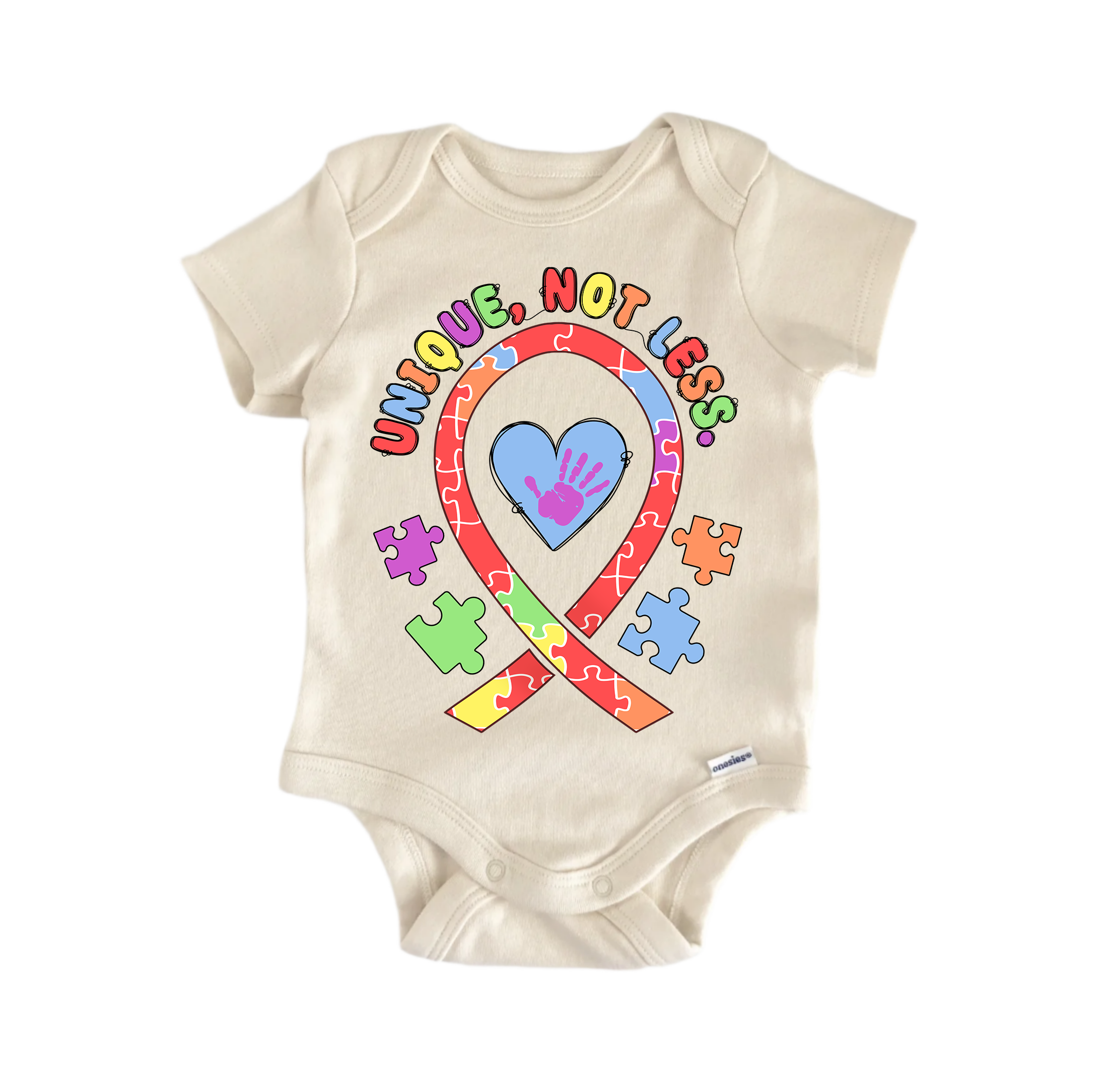 Autism Awareness Newborn Baby Onesie® Bodysuit